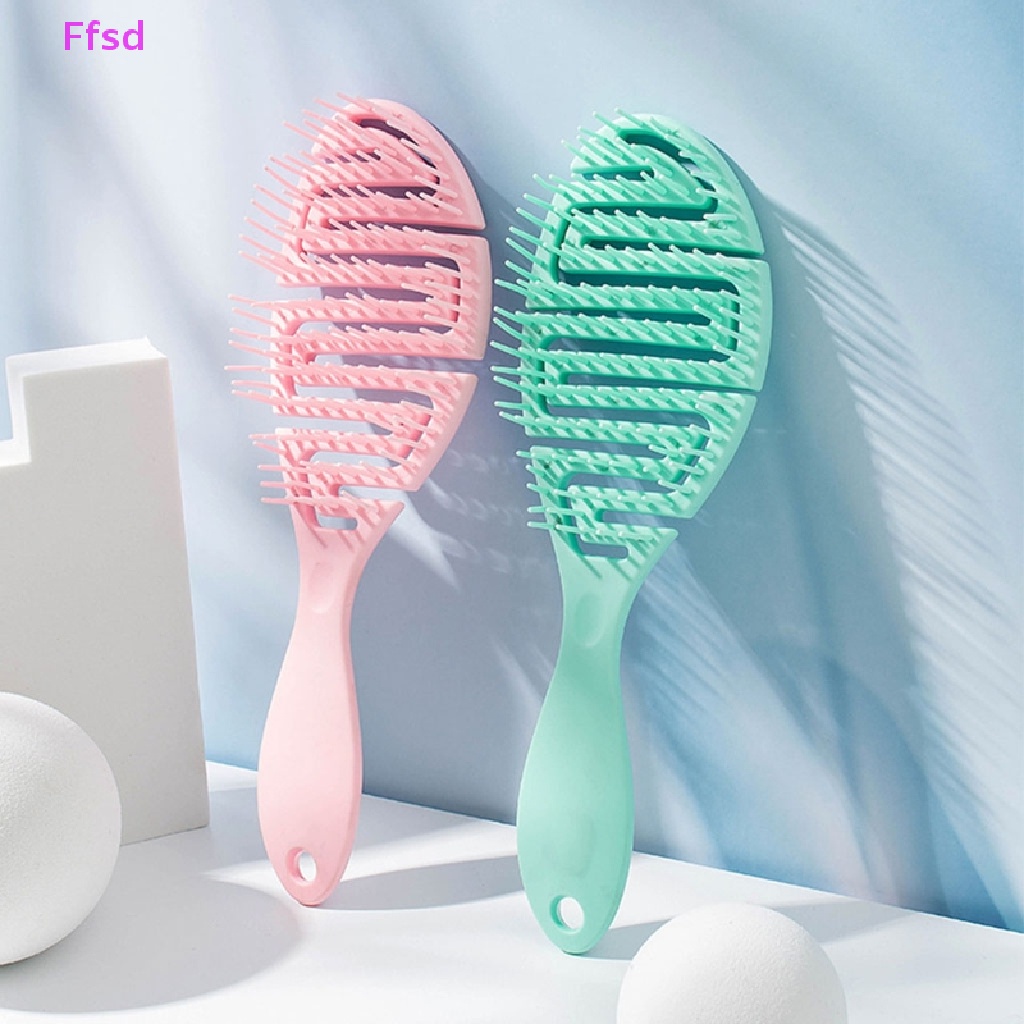 Luimo Lược Chải Tóc Ướt massage Da Đầu Tạo Kiểu Tóc Xoăn Bồng Bềnh * Bán Chạy