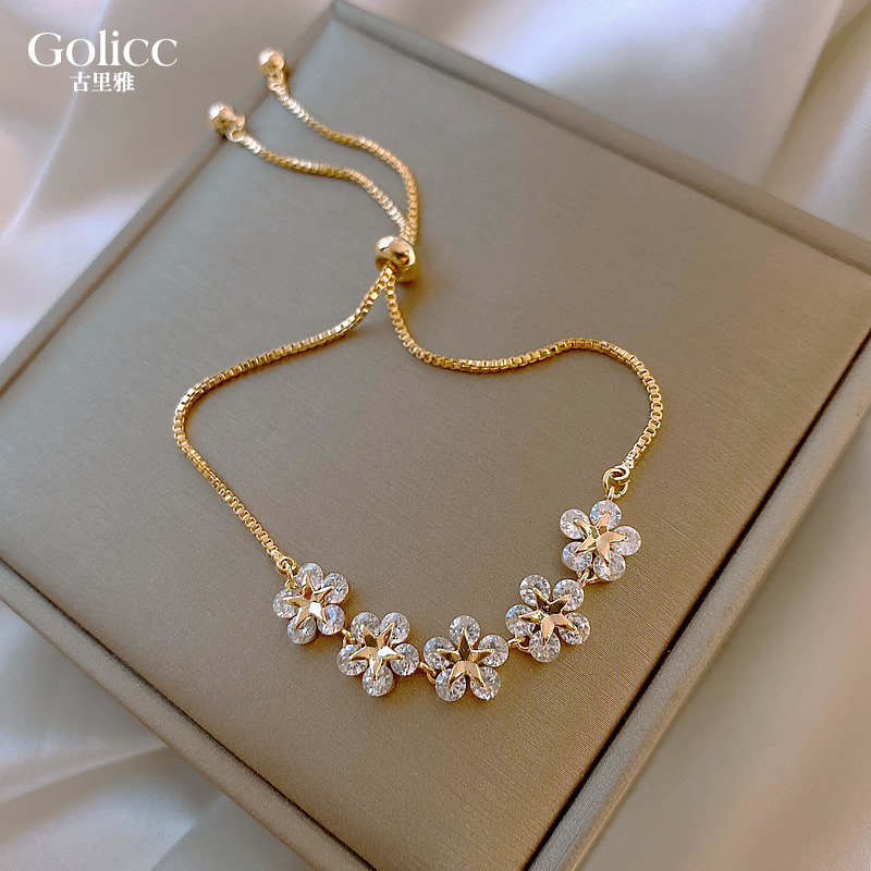 Vòng Đeo Tay Kiểu Dáng Đơn Giản Phong Cách Hàn Quốc Cho Nữ