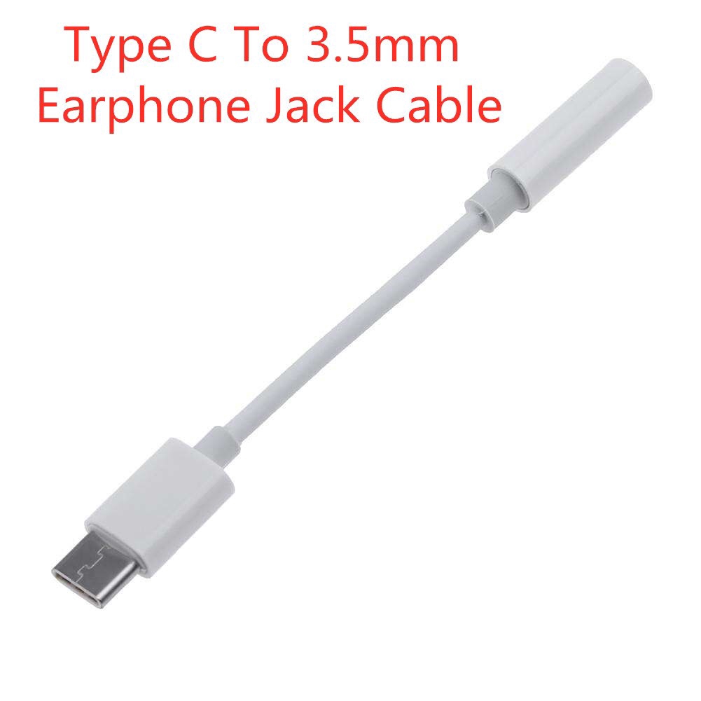 Wemitom New 2 in 1 USB Type C To 3.5mm Earphone Jack Adapter for Letv Xiaomi Aux Audio Cable Headphone Charger