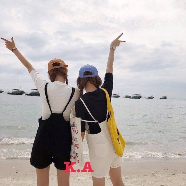 Quần yếm đùi ( kèm áo thun ) | BigBuy360 - bigbuy360.vn