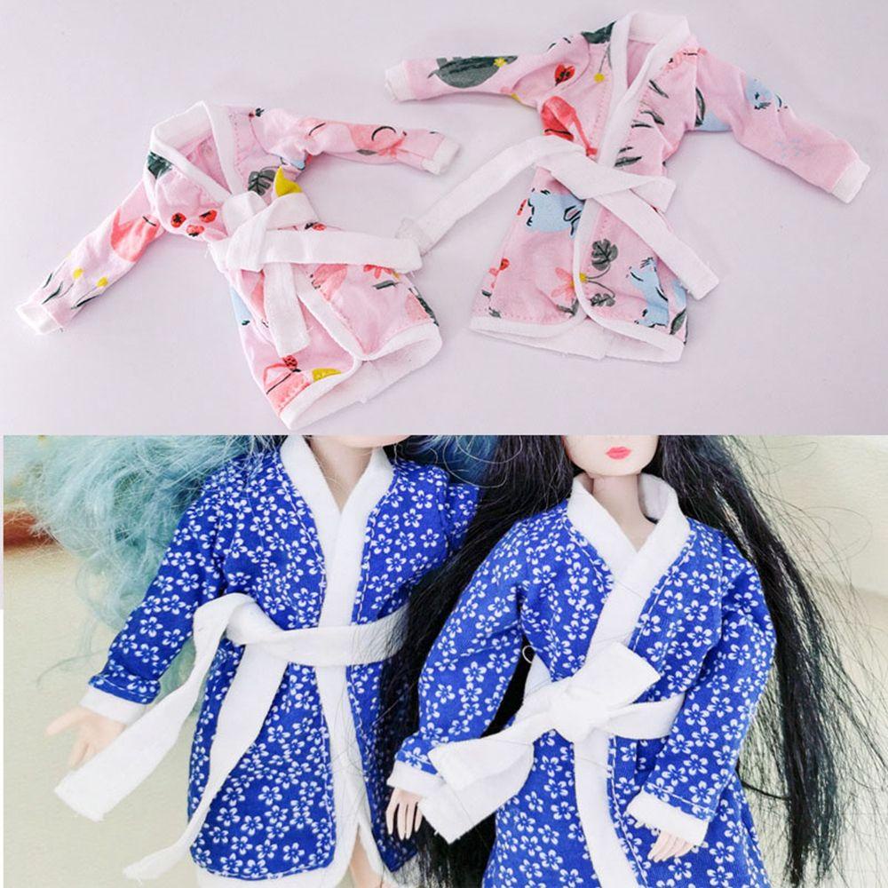 BEBETTERM Áo Choàng Tắm Xinh Xắn Cho Búp Bê 30cm Tỉ Lệ 1 / 6