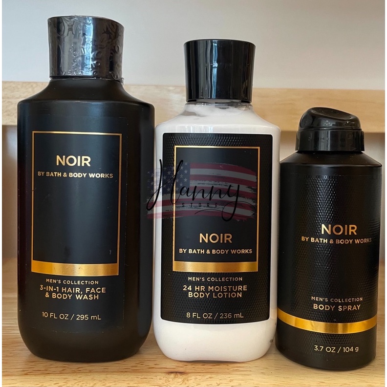 Bộ sản phẩm Bath&amp;Body Works Nam Noir