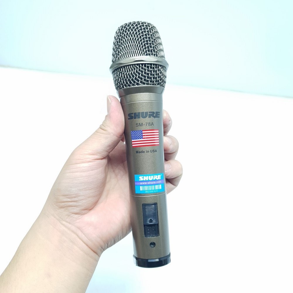 Micro có dây karaoke SHURE SM-78A cao cấp