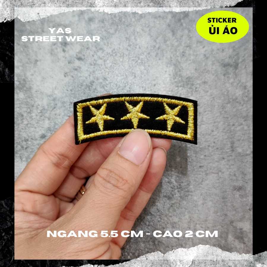 Sticker ủi áo cao cấp, miếng dán quần áo dùng làm Patch ủi, miếng vá quần áo, vá áo phao, trang trí BALO