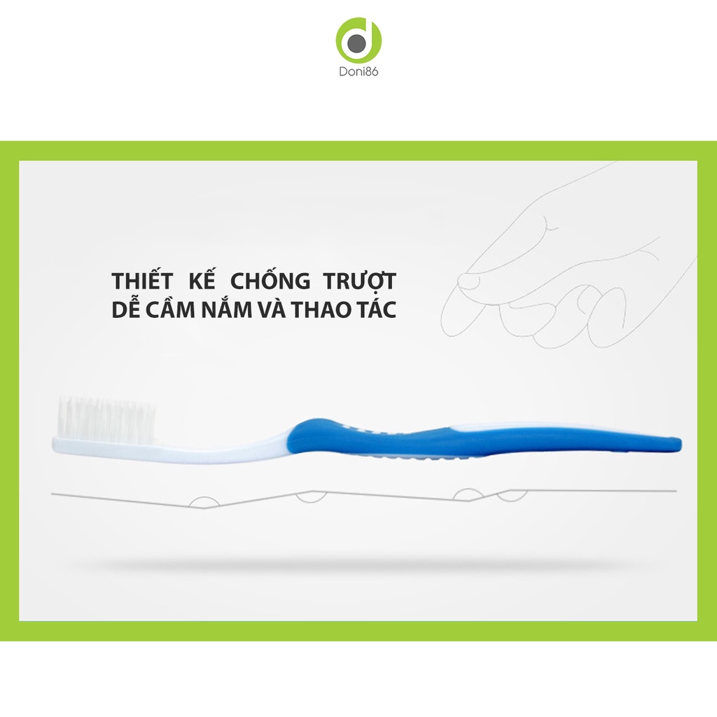 Bàn chải đánh răng thiết kế sợi siêu mảnh giúp làm sạch sâu bảo vệ răng Bioaqua_Doni86_DOPK173