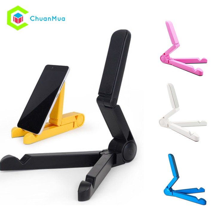 Giá đỡ điện thoại máy tính bảng Hình Tam Giác Gấp Gọn
