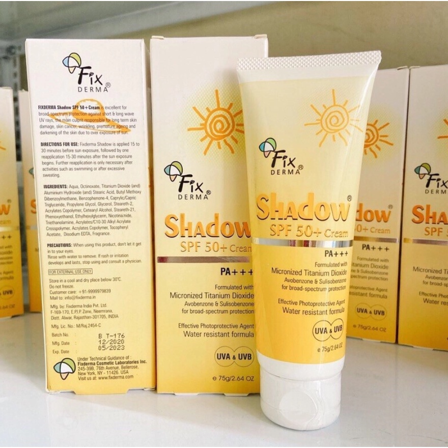 KEM CHỐNG NẮNG SPF 50+ FIXDERMA SHADOW SPF 50+ CREAM