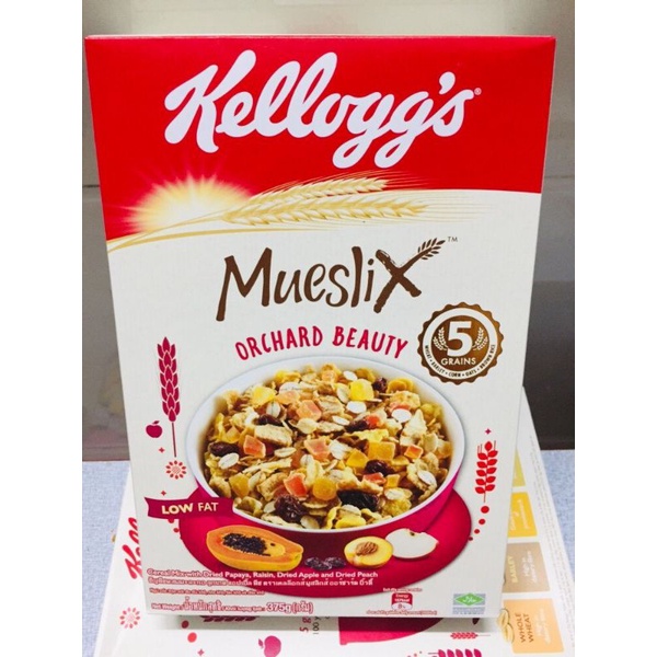 Ngũ Cốc Kellogg's MUESLIX ORCHARD BEAUTY 375gram