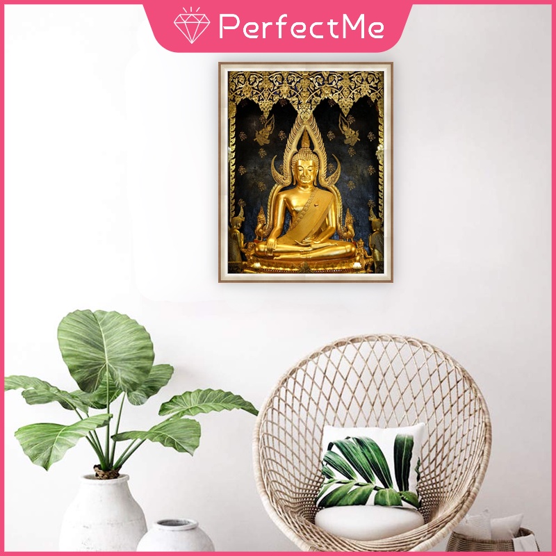 Bộ Tranh Đính Đá Tự Làm 40x50cm 2022 Hình Đức Phật