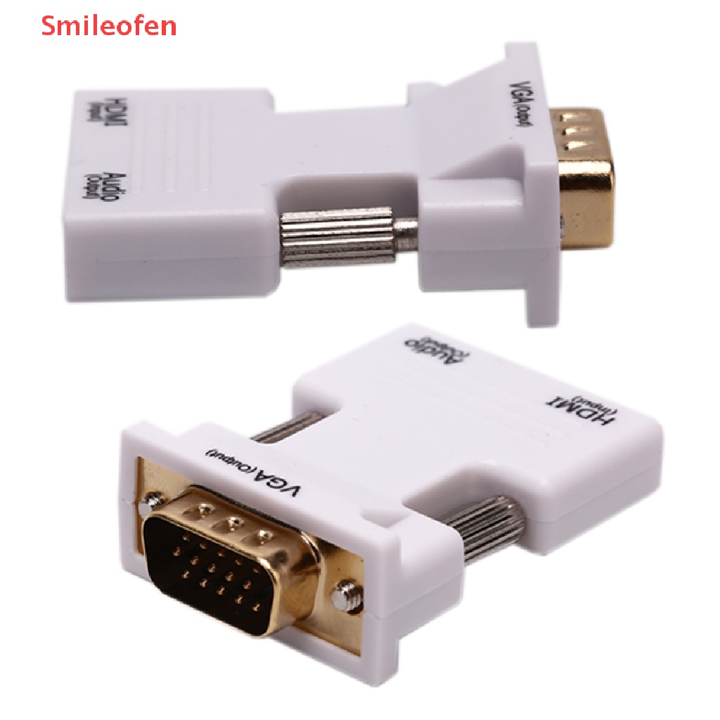 Đầu Chuyển Đổi VGA Sang HDMI Full HD 1080P Cho Laptop PC Sang TV AV HDTV Mới