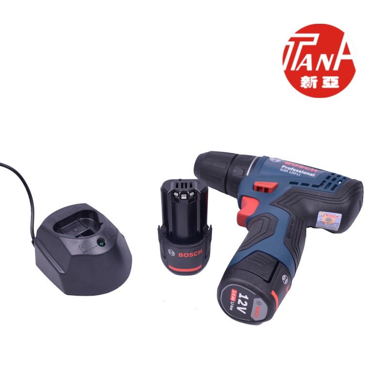 Máy khoan vặn vít dùng pin Bosch GSR 120-LI + Phụ kiện (HÀNG CHÍNH HÃNG)