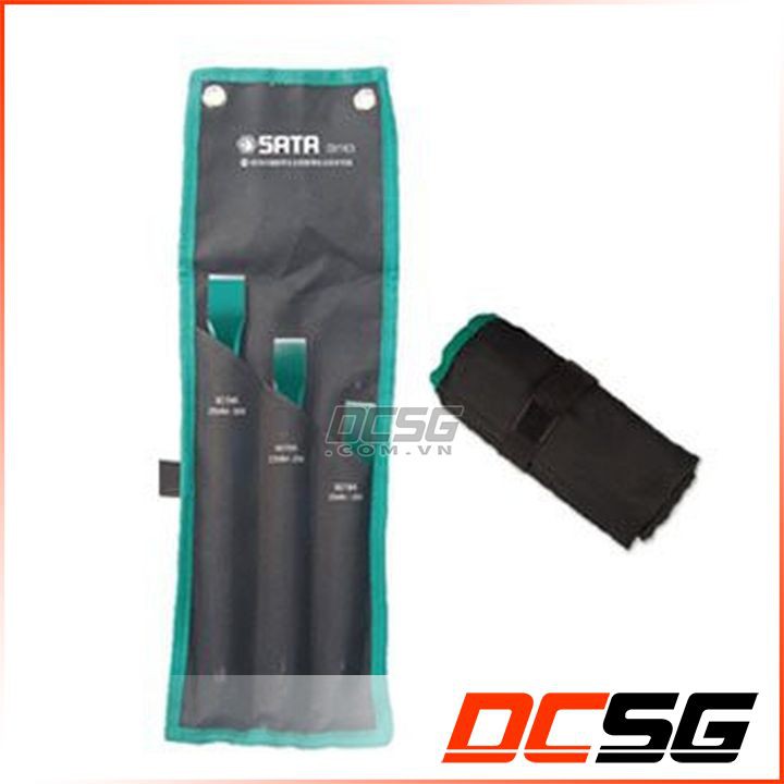 Bộ đục bê tông dẹp Sata 09163 (3 chi tiết)