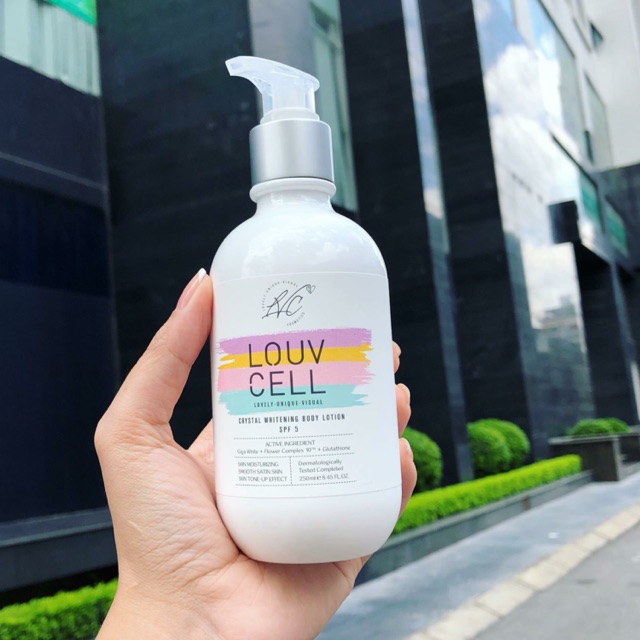 Kem trắng da body louvcell