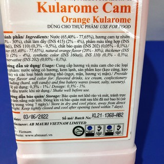Hỗn hợp hương màu kularome hương cam mauri 50ml - ảnh sản phẩm 2