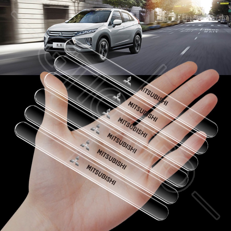 GTIOATO Trong Suốt Bộ Bảo Vệ Tay Nắm Bát Cửa ô Tô Bộ Bảo Gương Hậu Xe HơI MiếNg DáN ChốNg XưỚC Phụ Kiện Oto Cho Mitsubishi Xpander Attrage Outlander Mirage Triton Pajero Xpander Cross