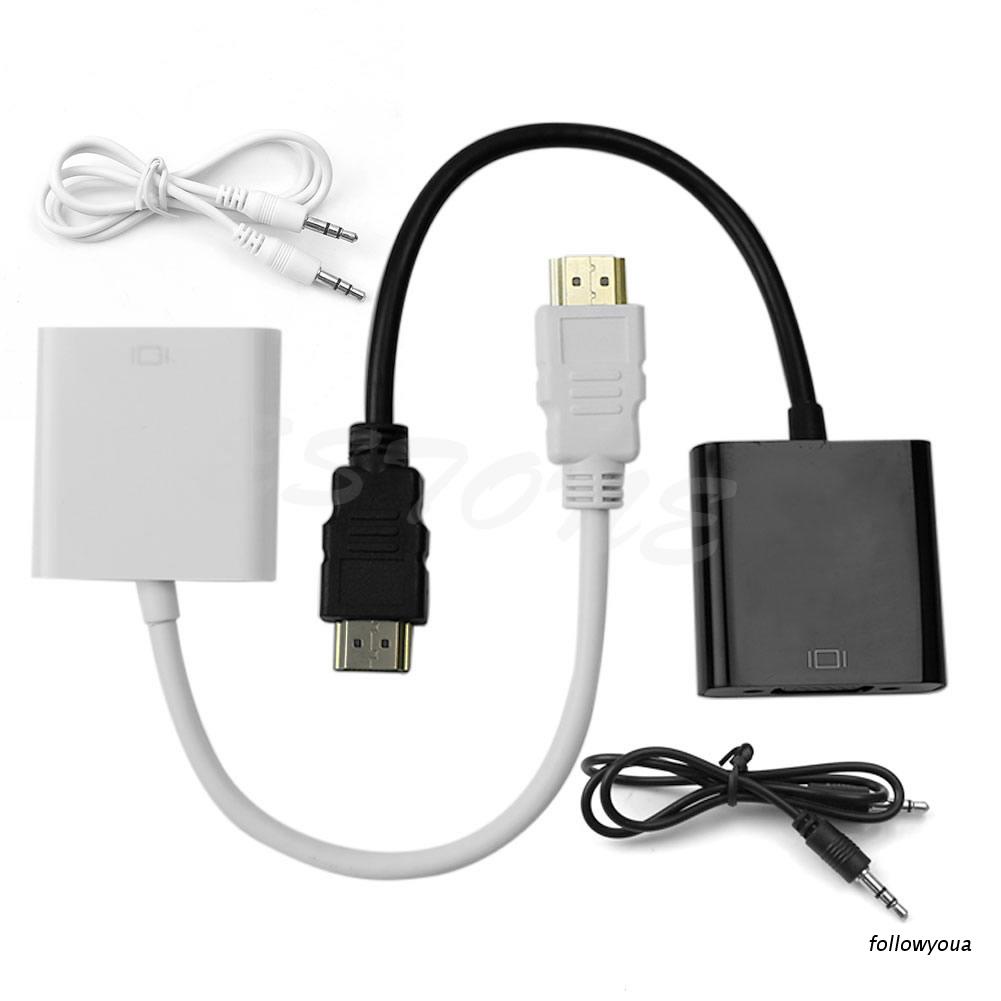 Đầu Chuyển Đổi Hdmi Sang Vga Cho Máy Tính Laptop Hd