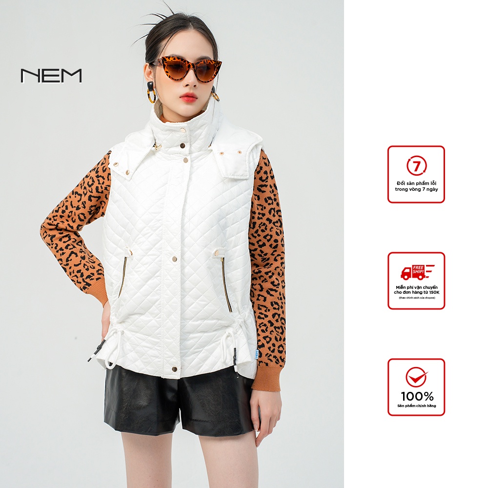 Áo khoác nữ thiết kế NEM Fashion AK10462 màu trắng