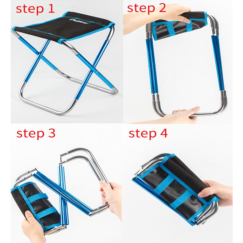 Ghế Xếp Gọn Mini Dã Ngoại Du Lịch Ngoài Trời Thông Minh - Ghế Gấp Gọn Cao Cấp Chất Liệu Hợp Kim Nhôm, Ghế Câu Cá | BigBuy360 - bigbuy360.vn