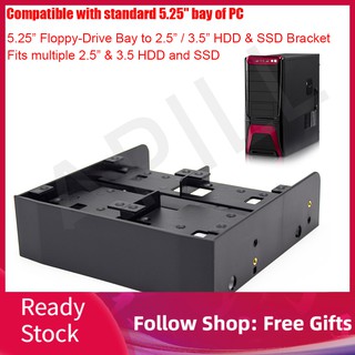 Apill Khay Gắn Cứng Chuyển Đổi Apll 5.25 \\\"Sang 3.5\\\" / 2.5 \\\"Hdd Ssd Kèm Đinh Vít