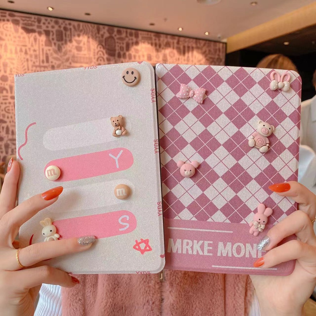 Ốp Máy Tính Bảng In Hình Gấu Hoạt Hình Cho Ipad 2/3/4 Mini 1/2/3/4/5 Air 1/2/3 5/6/7/8th Gen Ipad Air 4 Thế Hệ 9