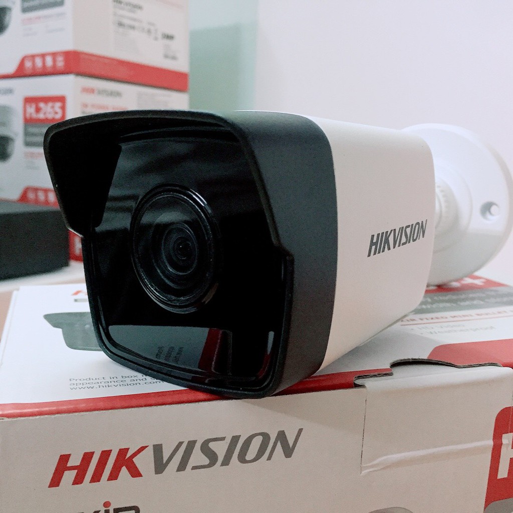 Trọn Bộ 4 Camera IP PoE Hikvision 4.0MP Tầm Xa Hồng Ngoại 30M Cấp Nguồn Qua Cáp Mạng PoE - Hàng Chính Hãng