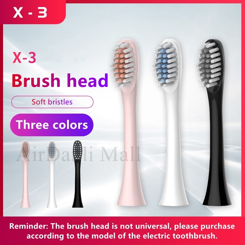 Bộ 4 Bàn Chải Đánh Răng Điện x3 & x2 Có Thể Thay Thế