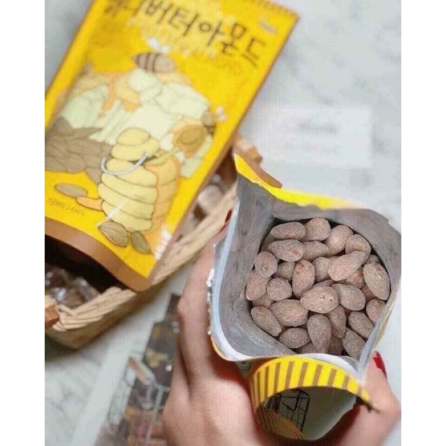 Hạt hạnh nhân tẩm 23k/gói 30g