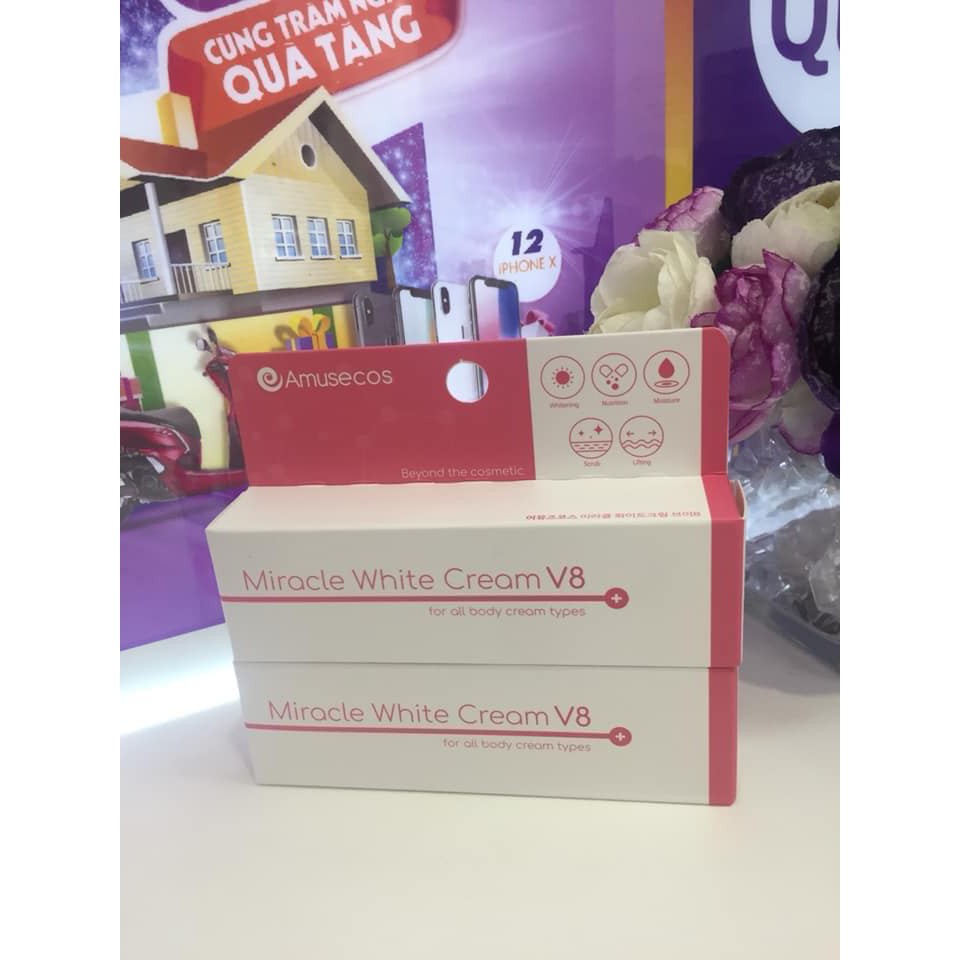 miracle white cream v8
