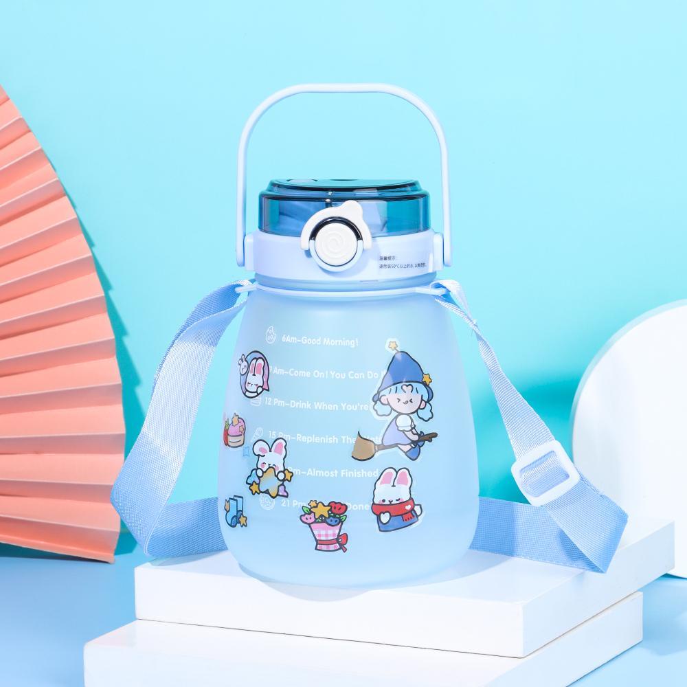 KUNHEV Bình Nước 1300ML Màu Sắc Tuyến Tính Dùng Cắm Trại Ngoài Trời