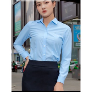Áo sơ mi Thái Hoà trơn mã 047 vải Kate đủ màu
