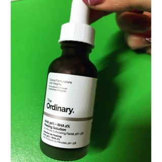 The ordinary peeling solution AHA 30% và BHA 2% tẩy tế bào chết hoá học the ỏdinary peel da hoá học