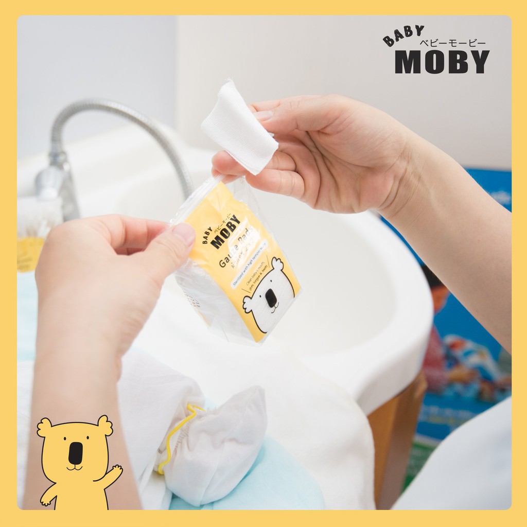 Gạc Rơ Lưỡi Moby Cho Bé(50 miếng)