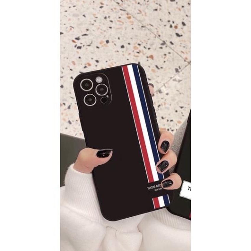 Ốp lưng IPhone cạnh vuông BVC THOM BROWN 🔸6plus/6s/6splus/7/7plus/8/8plus/x/xr/xs/11/12/13/14/pro/max/plus/promax BVC70