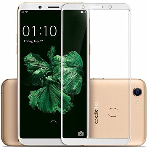 Kính cường lực oppo F5 trắng full màn hình cao cấp