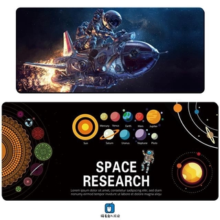 Explore the starry sky series oversized mouse pad solar system planet astronaut creative gaming chicken design desktop pad