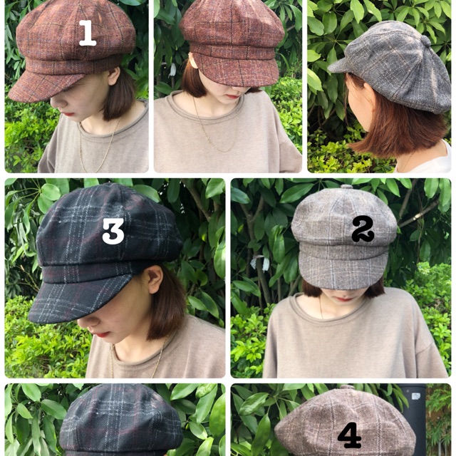 mũ nồi dạ phong cách retro doraeshoppp
