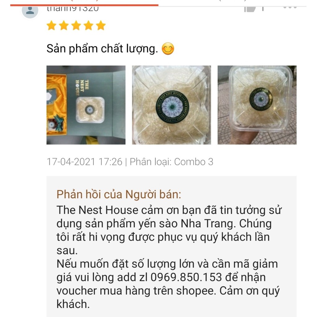 [Combo 2] Hộp quà tặng yến sào dành cho khách hàng đồng nghiệp