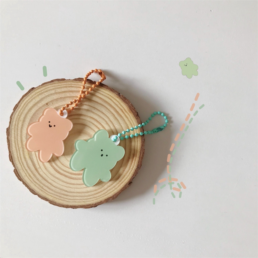 Móc khóa hình chú gấu đơn giản dễ thương