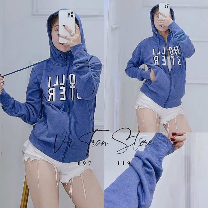 ÁO KHOÁC NỮ Da Cá (M210 - Hollister) | BigBuy360 - bigbuy360.vn