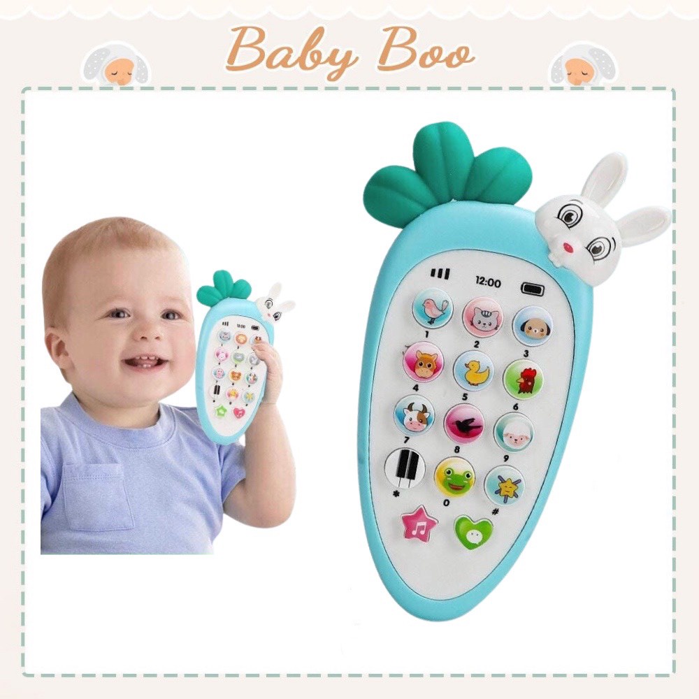 Điện thoại đồ chơi có gặm nướu cho bé [ babyboo]