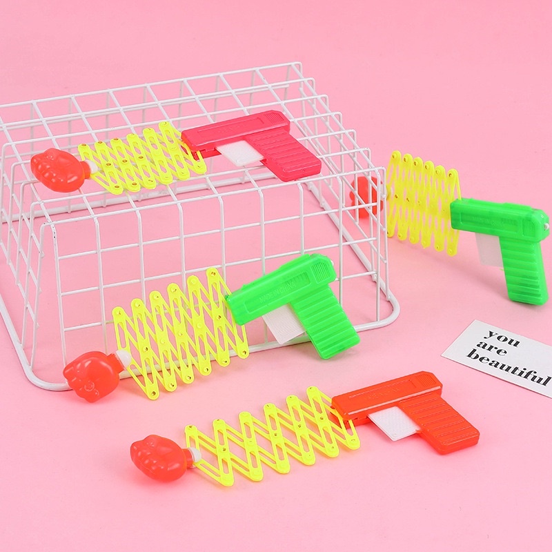 [ Rẻ Vô Địch] Đồ Chơi Súng Bắn Lò Xo Tay Vui Nhộn Cho Bé- Giúp Giải Toả Căng Thẳng.