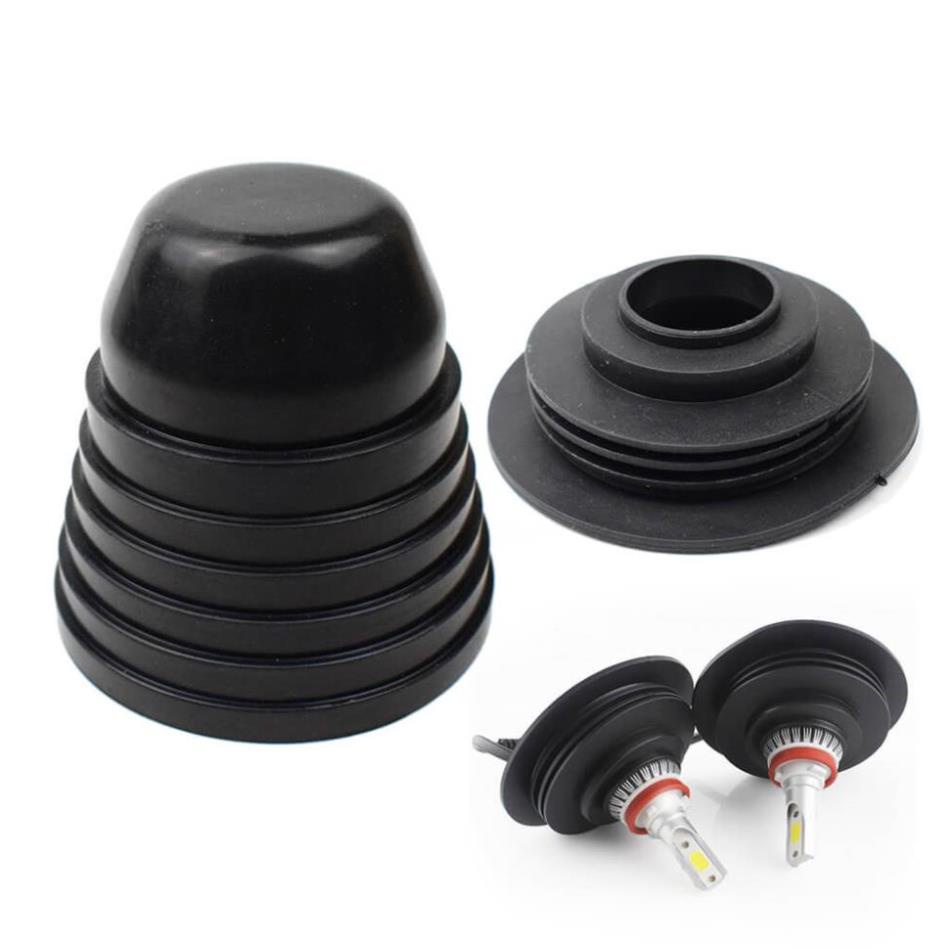Ốp chụp cao su chống bụi chống thấm nước cho đèn pha LED xe hơi H4 H11 H7 H1