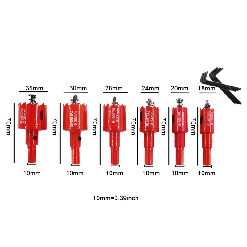 Dụng Cụ Mở Nắp Chai 6 Lỗ Bằng Kim Loại Bền Và Chống Mài Mòn