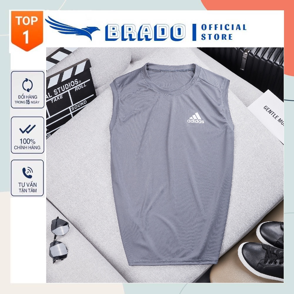 Áo Ba Lỗ Sát Nách Nam 𝐀 𝐃𝐈𝐃𝐀𝐒 Tập Gym Thể Thao Cao Cấp Thoáng Mát, Chất Vải Chuyên Thể Thao Cotton Thái Co Giãn Cao Cấp