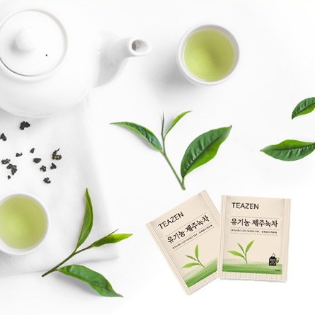 TEAZEN Organic Jeju Green Tea 100T / 100% organic green tea from Jeju