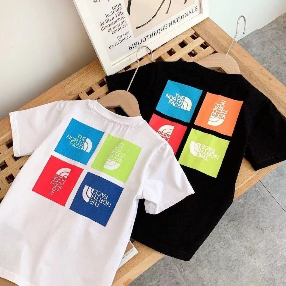 1 Áo Thun Cotton Tay Ngắn Cổ Tròn Thời Trang Cho Bé