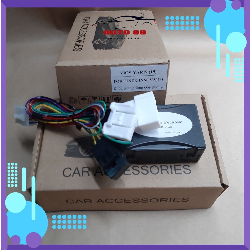 Tự động gập gương Toyota 2010 - 2020 cắm giắc zin Auto88.Officialstore cài đặt nhanh, có kỹ thuật hỗ trợ lắp đặt