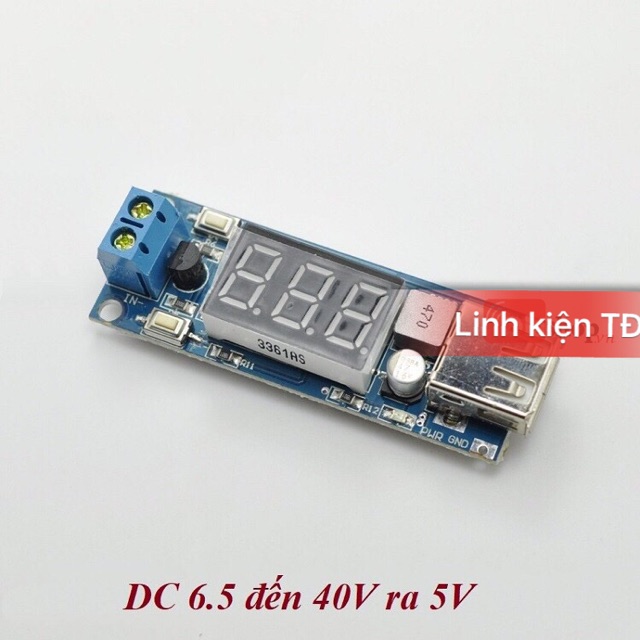 Mạch sạc pin điện thoại 5V 2A (mạch sạc điện thoại bằng acquy)