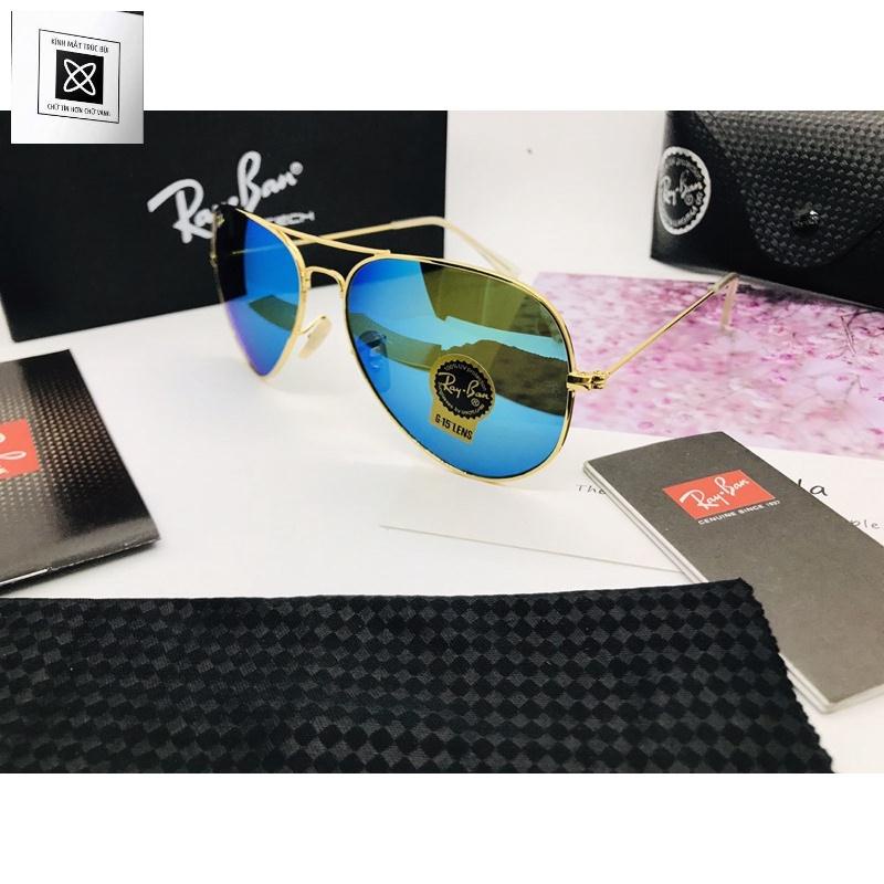 Kính Mắt Thời Trang Nam RTG01  unisex Mắt Thuỷ tinh Tráng Gương