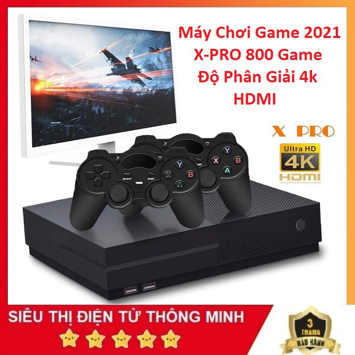 Máy Chơi Game, Siêu Phẩm Máy Chơi Điện Tử X-PRO 800in1 - 64-bit -Model 2021